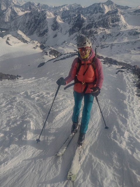 Skialpinizmus v Stubaiských Alpách 01 2023