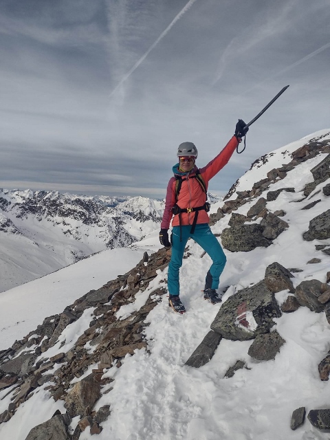 Skialpinizmus v Stubaiských Alpách 01 2023