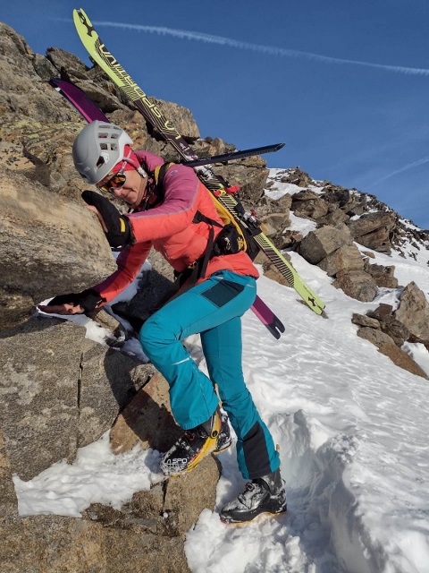 Skialpinizmus v Stubaiských Alpách 01 2023