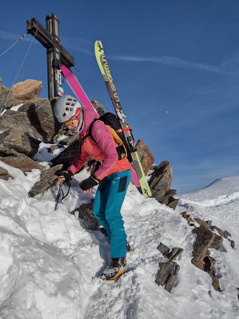 Skialpinizmus v Stubaiských Alpách 01 2023