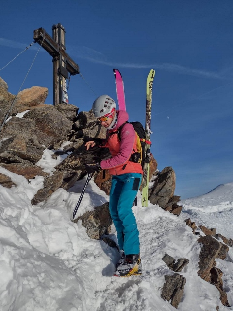 Skialpinizmus v Stubaiských Alpách 01 2023