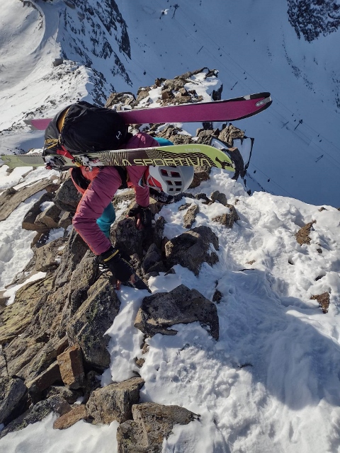Skialpinizmus v Stubaiských Alpách 01 2023