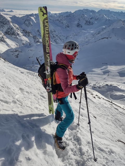 Skialpinizmus v Stubaiských Alpách 01 2023