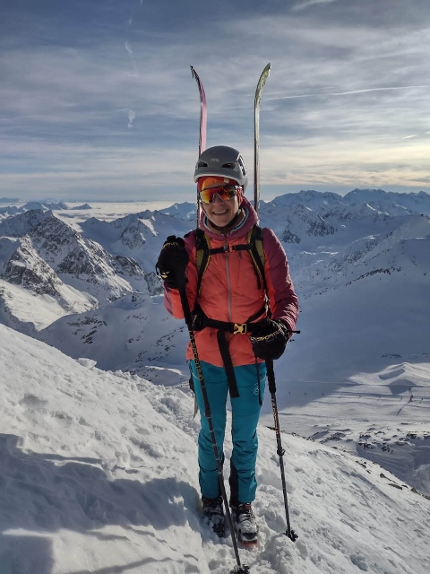 Skialpinizmus v Stubaiských Alpách 01 2023