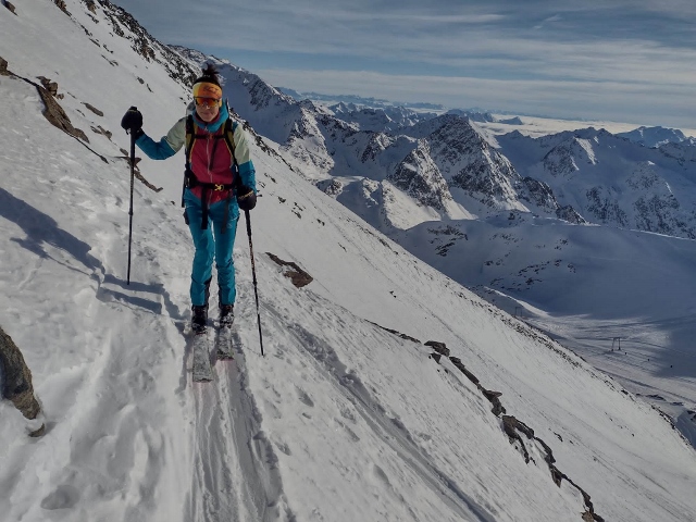 Skialpinizmus v Stubaiských Alpách 01 2023
