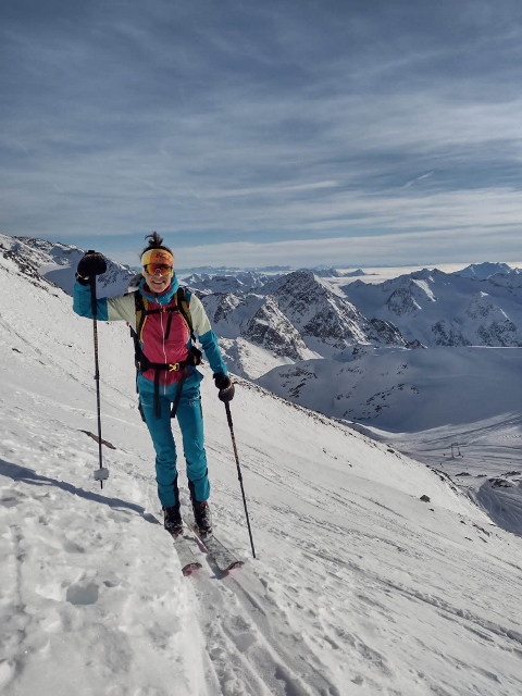 Skialpinizmus v Stubaiských Alpách 01 2023