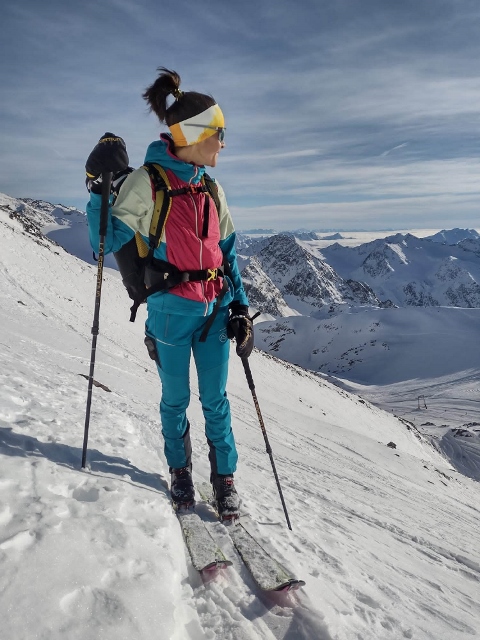Skialpinizmus v Stubaiských Alpách 01 2023