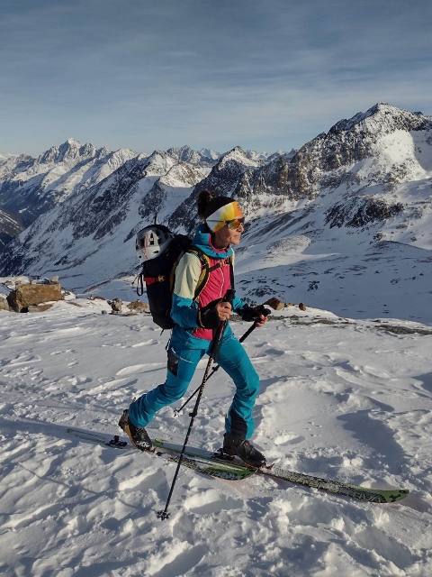 Skialpinizmus v Stubaiských Alpách 01 2023