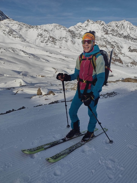 Skialpinizmus v Stubaiských Alpách 01 2023