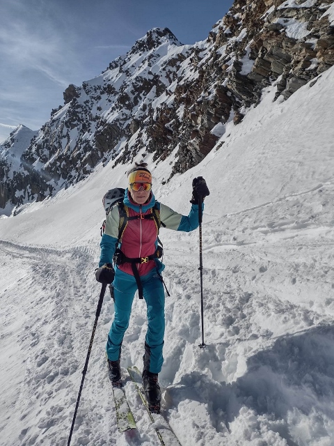 Skialpinizmus v Stubaiských Alpách 01 2023