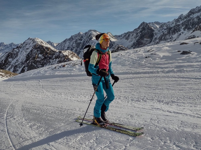 Skialpinizmus v Stubaiských Alpách 01 2023