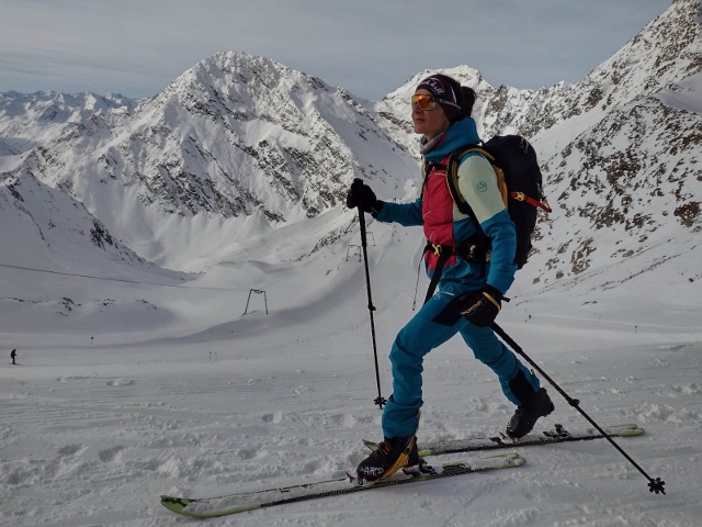 Skialpinizmus v Stubaiských Alpách 01 2023