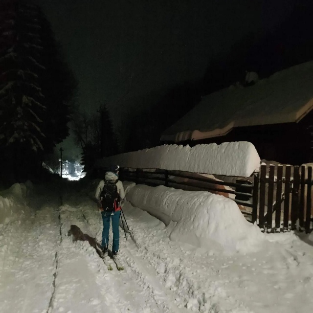Skialpinizmus vo Veľkej Fatre 5 február 2023
