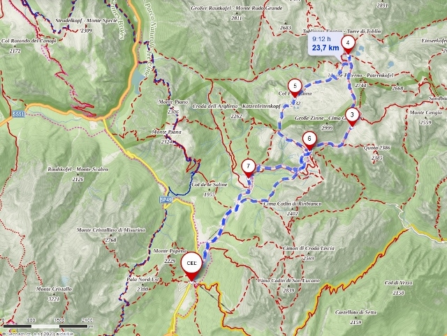 Dolomity IV streda 7 jún 2023