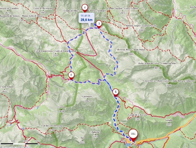 Dolomity V štvrtok 8 jún 2023