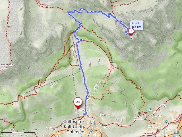 Dolomity VI Sassongher a Le Ciaval Dolomity VI piatok 9 jún 2023