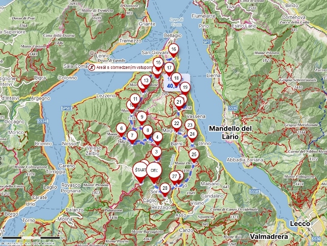 Lago di Como Lago di Como 5 apríl 2024