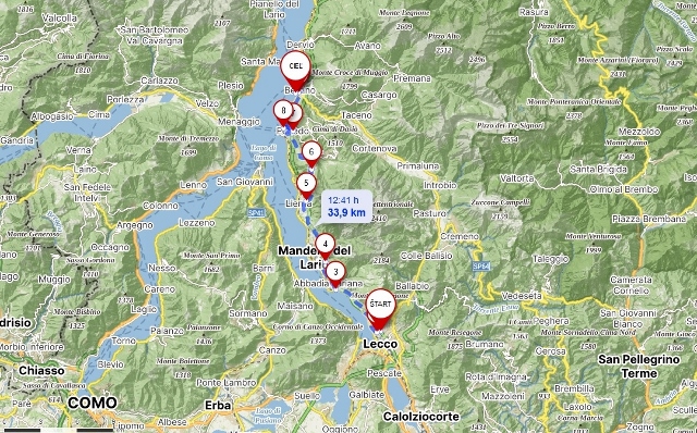 Lago di Como Lago di Como 5 apríl 2024