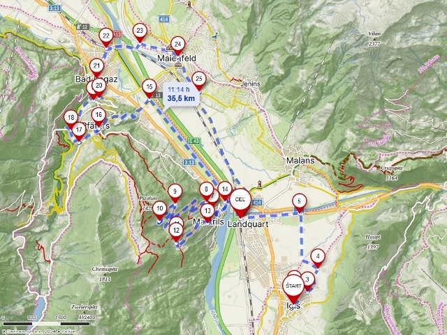 Lago di Como a Graubünden 20 apríl 2024