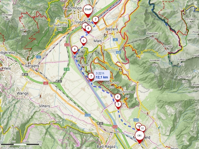 Lago di Como a Graubünden 20 apríl 2024