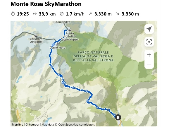 Monte Rosa 14 June 2025